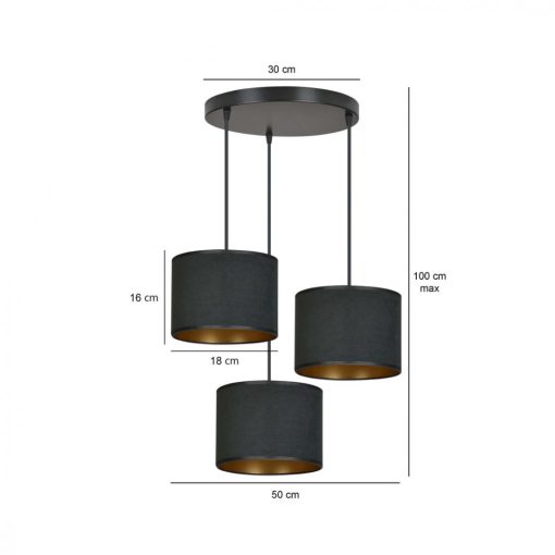 HILDE 3 BL PREMIUM FEKETE
