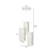 KARLI 3 WH PREMIUM MARBEL FEHÉR