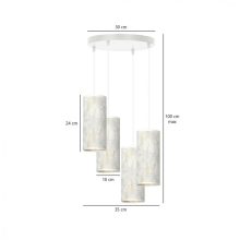 KARLI 4 WH PREMIUM MARBEL FEHÉR