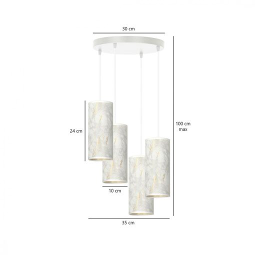 KARLI 4 WH PREMIUM MARBEL FEHÉR