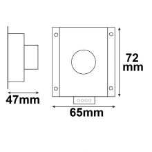 LED fényeroszabályozó, 1csatorna, 12-24V/DC, 8A
