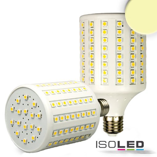 E27 LED Corn fényforrás, 136SMD, 20W, 360°, meleg fehér
