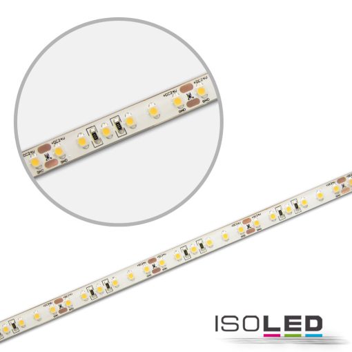 LED AQUA827 flexibilis szalag, 24V, 10W, IP68, meleg fehér, 120 LED/m