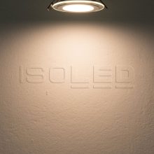 LED mélysugárzó, 8W, üveg elotéttel, meleg fehér