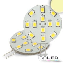   G4 LED szpot fényforrás, 12 SMD chippel, 2W,meleg fehér, oldalsó foglalattal