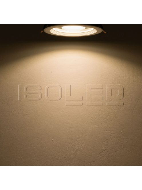 LED COB mélysugárzó, 30W, 100°, fehér, meleg fehér