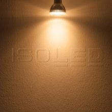 MR16 LED szpot fényforrás, COB, 6W, üveg, 70°, meleg fehér, dimmelheto