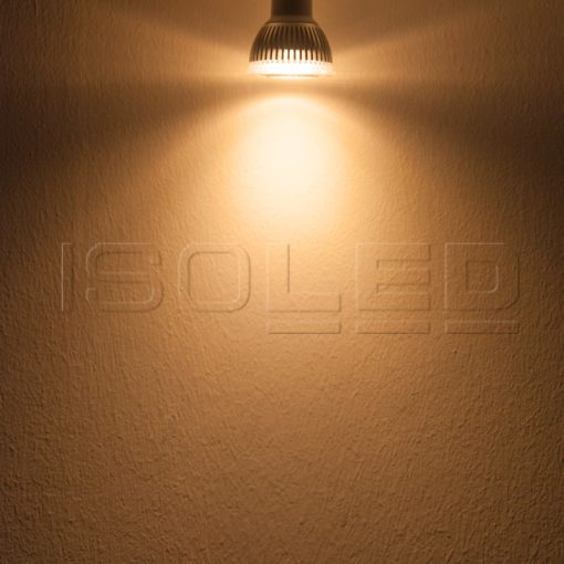 MR16 LED szpot fényforrás, COB, 6W, üveg, 70°, meleg fehér, dimmelheto