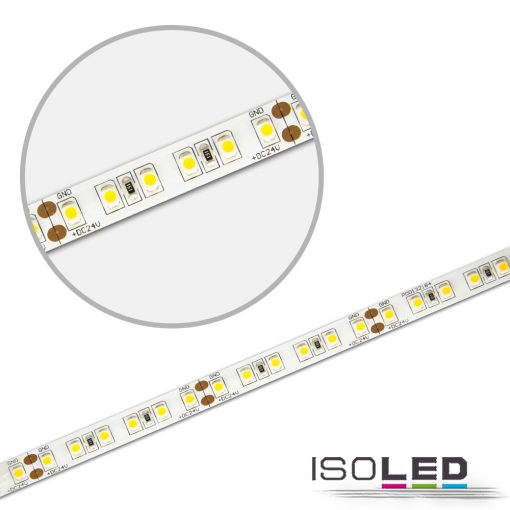 LED SIL825 flexibilis szalag, 24V, 9,6W, IP20, meleg fehér, 120 LED/m