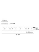 LED SIL825 flexibilis szalag, 24V, 4,8W, IP20, meleg fehér