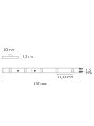LED SIL RGB flexibilis szalag, 24V, 7,2W, IP20