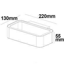 LED fali lámpa, Up&Down, 1x7W CREE, IP54, ezüst, meleg fehér
