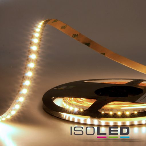 LED SIL830 flexibilis szalag, 24V, 9,6W, IP20, meleg fehér, 120 LED/m