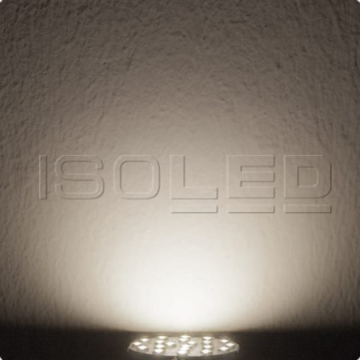 G4 LED szpot fényforrás, 21 SMD, 3W, semleges fehér, oldalsó foglalattal