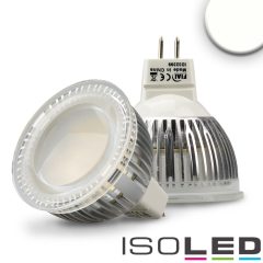   MR16 LED szpot fényforráslámpa 6W üveg diffúz, 120°, semleges fehér
