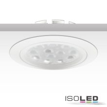 LED süllyesztett szpotlámpa, fehér, 15W, 72°, kerek, meleg fehér, dimmelheto