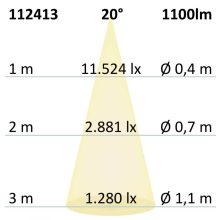 LED fali lámpa, Flex, Up&Down, 2x5W CREE, IP54, antracit, meleg fehér