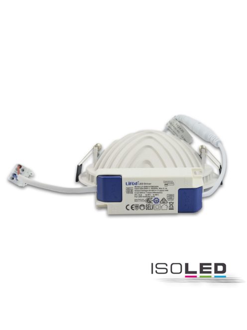 LED mélysugárzó LUNA, 12W, indirekt fény, fehér, meleg fehér