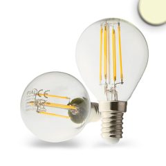   E14 LED Illu fényforrás, 4 W, átlátszó, meleg fehér, dimmelheto