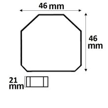 Univerzális Push dimmer LED szpotoknak/szalagoknak, 12-24 V, 8 A, 36-48V, 6 A
