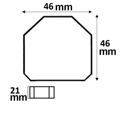 Univerzális Push dimmer LED szpotoknak/szalagoknak, 12-24 V, 8 A, 36-48V, 6 A