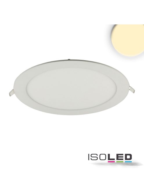 LED mélysugárzó, 18 W, ultra lapos, kerek, fehér, meleg fehér, dimmelheto