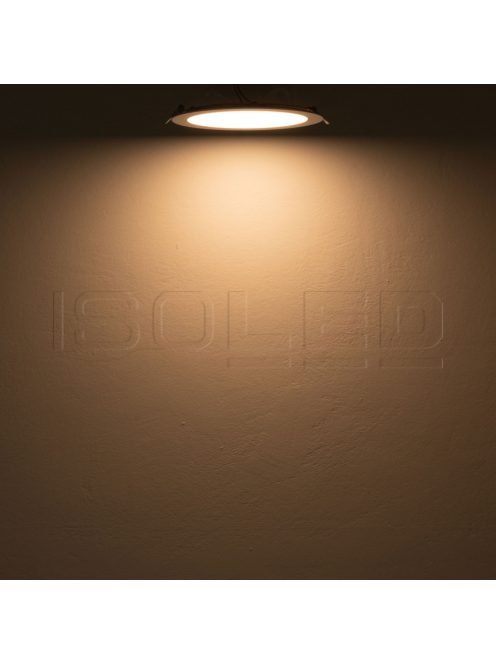 LED mélysugárzó, 18 W, ultra lapos, kerek, fehér, meleg fehér, dimmelheto