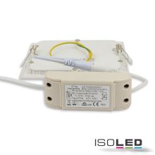 LED mélysugárzó, 9 W, ultra lapos, szögletes, fehér meleg fehér, dimmelheto