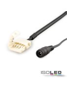 Klip-kerek dugós csatlakozó 2 pólusú IP20 10 mm széles,>12 mm osztási távolságú flexibilis szalaghoz