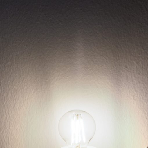 E14 LED Illu fényforrás, 4W, átlátszó, semleges fehér
