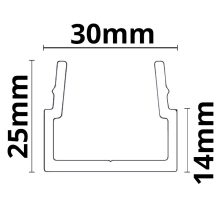 Szerelosín MR1 kültéri használatra, 100cm