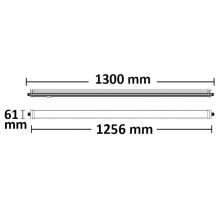 LED lineáris lámpa 130cm, 36W, IP65, semleges fehér
