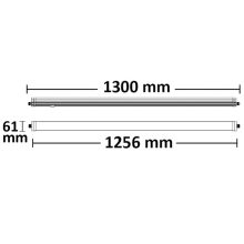 LED lineáris lámpa 130cm, 36W, IP65, meleg fehér