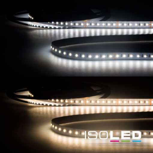LED CRI930/960 Linear10 flexibilis szalag, 24V, 10W+10W, IP20, fehér dinamikus, 240 LED/m