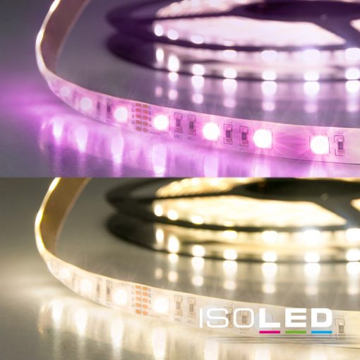 LED SIL RGB+WWW flexibilis szalag, 24V, 19W, IP20, 4in1 chip, 60 LED/m