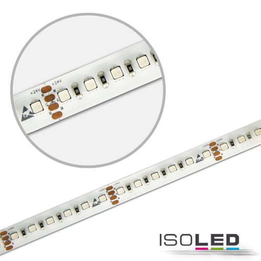 LED HEQ HighPower RGB flexibilis szalag, 24V, 28,8W, IP20, 120 LED/m