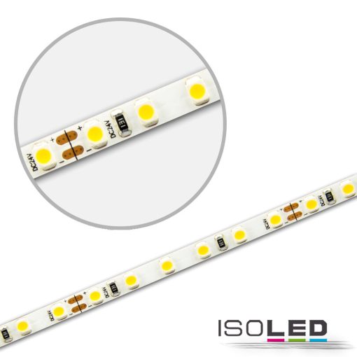LED CRI930 MICRO flexibilis szalag, 24V, 9,6W, IP20, meleg fehér, 120 LED/m