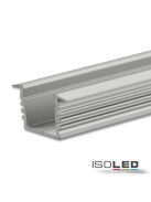LED süllyesztett profil DIVE12, eloxált alumínium, H:200 cm