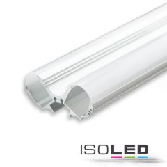   LED LOOP13 lámpaprofil, eloxált alumínium, opál/szatinált fedél, H: H:200 cm