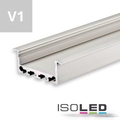   LED DIVE24 FLAT süllyesztett profil, eloxált alumínium, H:200 cm
