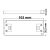 LED trafó 12V/DC, 0-15W, ultra lapos, SELV