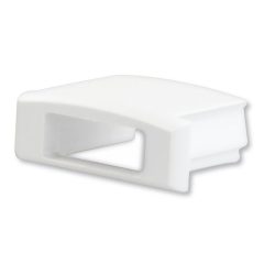   EC2W fehér végfedél SURF12 FLAT profilhoz kábelátvezetéssel, 1 db