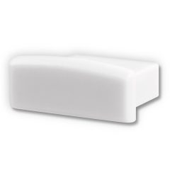   EC35W végzáró, fehér SURF12 BORDERLESS FLAT profilhoz COVER3-mal együtt alkalmazva, 1 db
