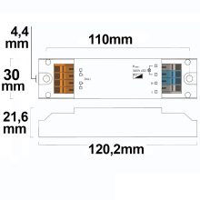 DALI univerzális dimmer 230 V, 10-300 W