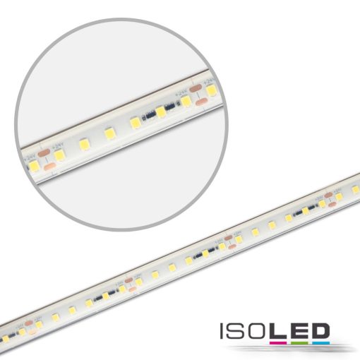LED AQUA830 CC flexibilis szalag, 24V, 12W, IP68, meleg fehér, 15 m tekercs, 120 LED/m