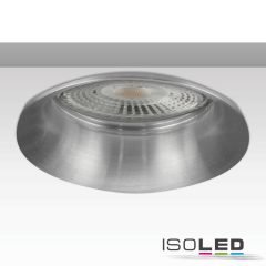   Beépíthési keret slim kerek, furatkivágás 63,5 mm, DN69, csiszolt alumínium, GU10/MR16 spotokhoz