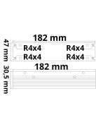 LED trafó 24 V/DC, 0-60 W, Slim rács
