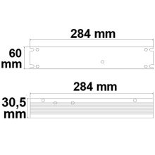 LED trafó 24 V/DC, 0-300 W, Slim rács