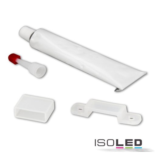 LED AQUA860 CC flexibilis szalag, 24V, 12W, IP68, hideg fehér, 15 m tekercs, 120 LED/m