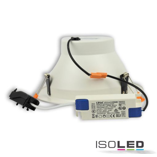 LED mélysugárzó, 30 W, 60°, CRI95, UGR<19, meleg fehér